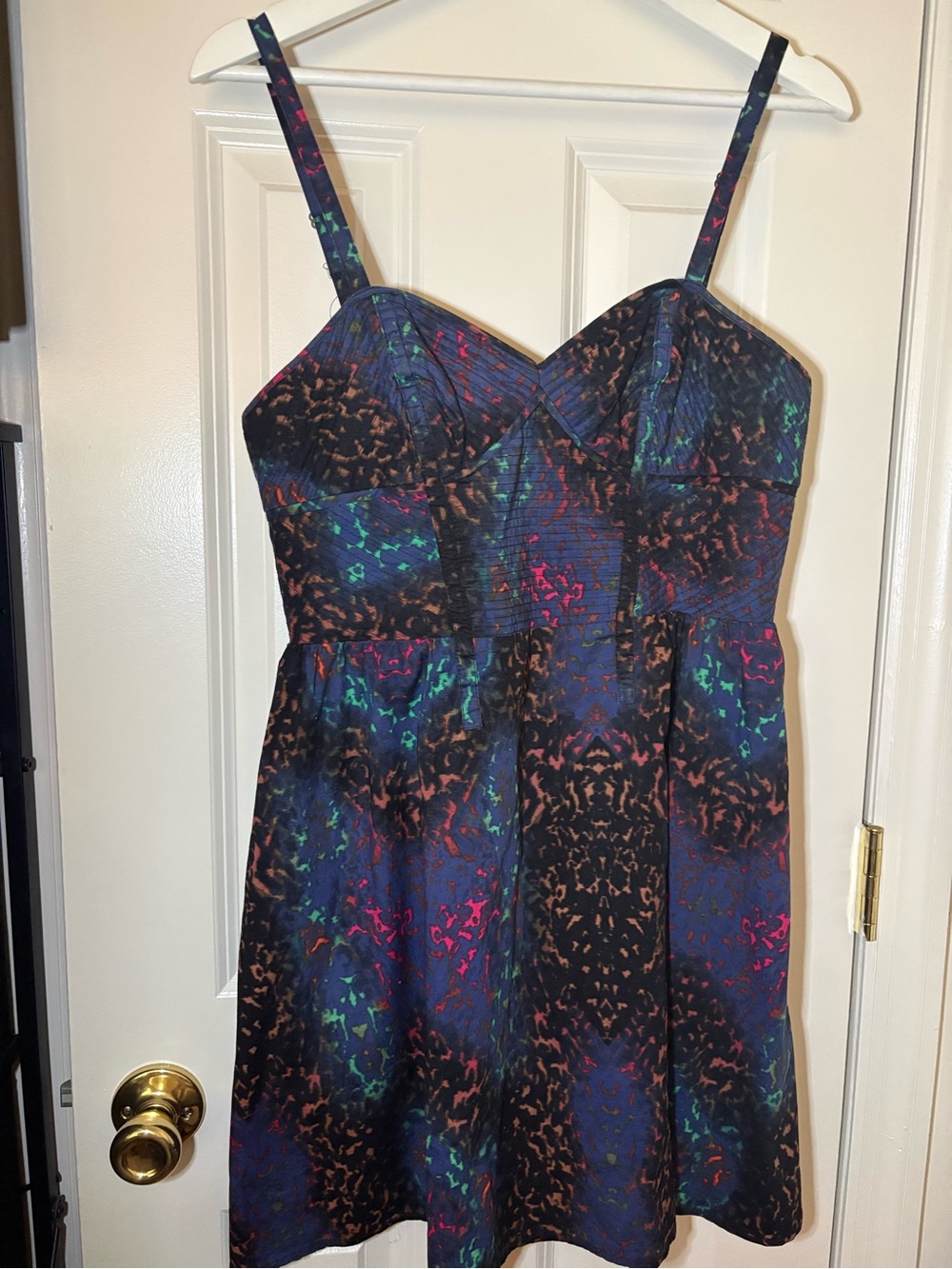 silence + noise Y2K Multicolor Sweetheart Mini Dress